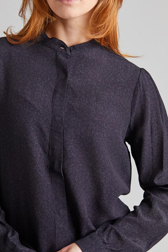 Once Untold Elisa Shirt Printed Plum-1